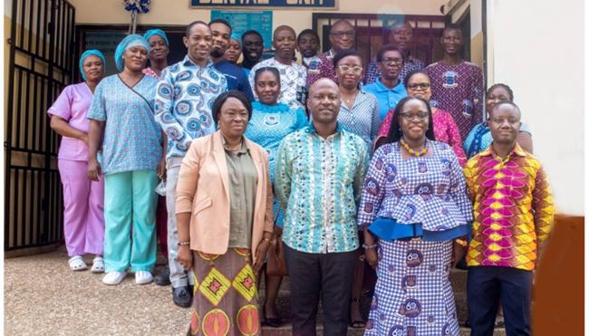 Vice-Chancellor Commissions New Dental Chairs at Legon Hospital