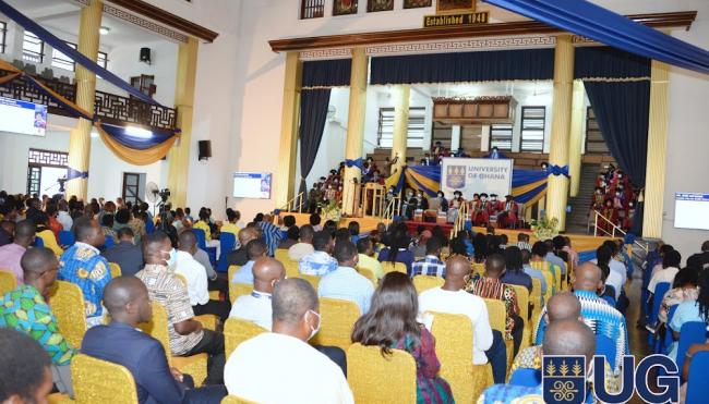 Image showing the congregation at the public lecture