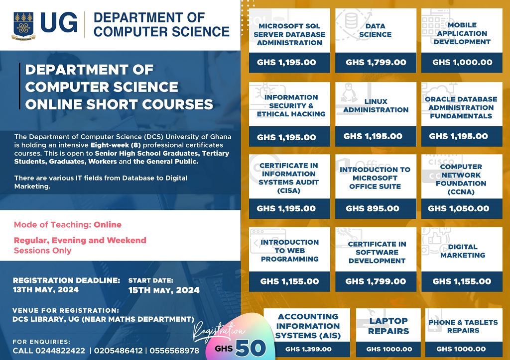 DCS May Courses